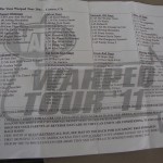 schedule - vans warped tour 2011 - carson long beach los angeles