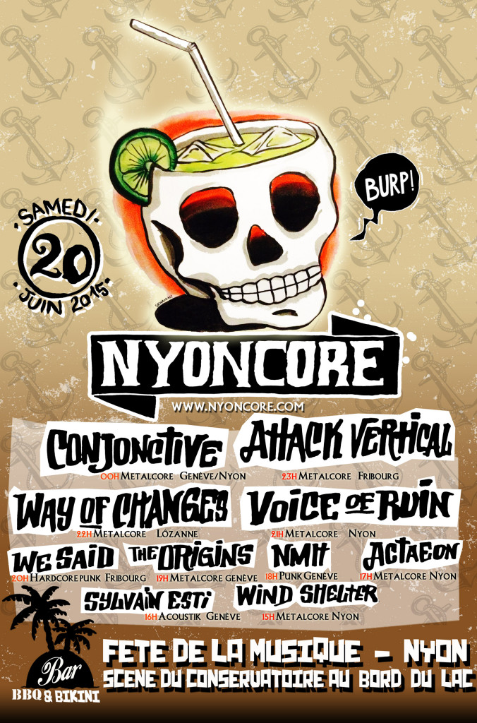 FETE DE LA MUSIQUE DE NYON 2015 - SCENE NYONCORE