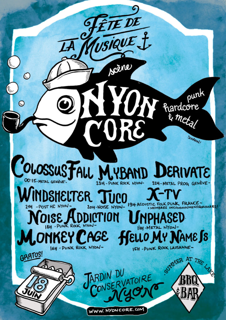 FETE DE LA MUSIQUE DE NYON 2016 - SCENE NYONCORE