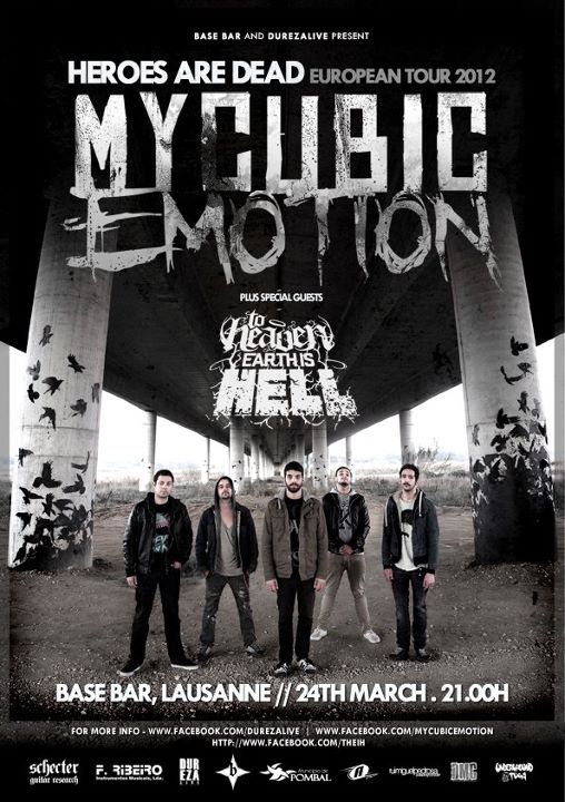 MY CUBIC EMOTION - TO HEAVEN EARTH IS HELL - BASE BAR LAUSANNE MY CUBIC EMOTION - TO HEAVEN EARTH IS HELL - BASE BAR LAUSANNE