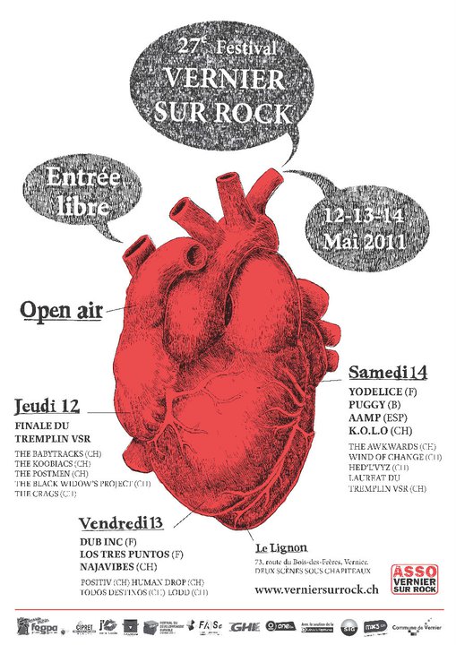 affiche vernier sur rock 2011 affiche vernier sur rock 2011