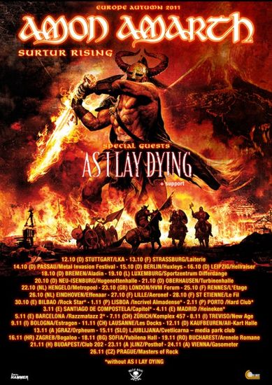 amon amarth - as i lay dying - docks lausanne amon amarth - as i lay dying - docks lausanne
