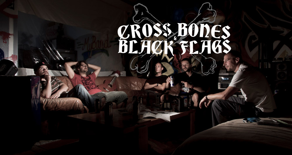 band Crossbones Blackflags