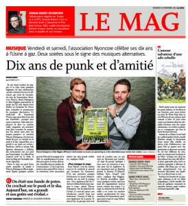 festival nyoncore 2012 10 ans - article la cote 30.11.12