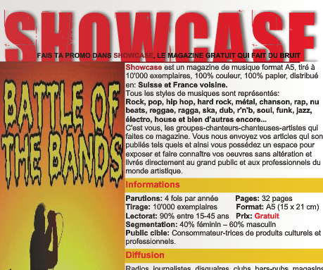 showcase nouveau magazine gratuit showcase nouveau magazine gratuit